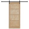 Porte Coulissante avec kit de montage 86x198,5 cm en bois de pin massif 