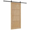 Porte Coulissante avec kit de montage 86x198,5 cm en bois de pin massif 