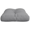 Coussin de palette gris 50x40x12 cm tissu 