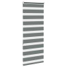 Store zèbre gris foncé largeur du tissu 60,9 cm polyester 