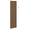 Store de Fenêtre avec des rideaux Marron 60 x 220 cm Bambou 