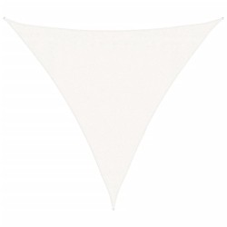 Voile d'ombrage 160 g/m² Blanc 3x3x3 m PEHD 