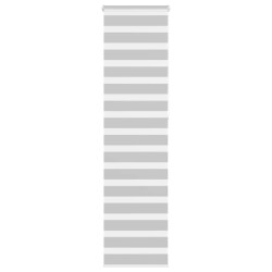 Store zèbre gris clair largeur du tissu 50,9 cm polyester 