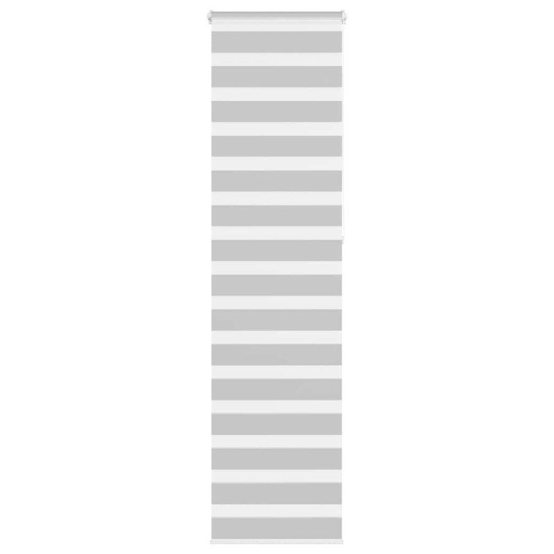 Store zèbre gris clair largeur du tissu 50,9 cm polyester 