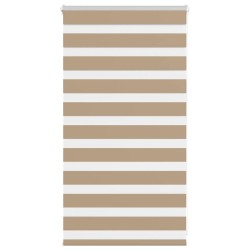 Store zèbre marron sable largeur du tissu 80,9 cm polyester 