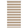 Store zèbre marron sable largeur du tissu 80,9 cm polyester 