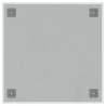 Tableau noir magnétique mural blanc 40x40 cm verre trempé 