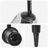 Luminaires plafond avec abat-jour en verre ajustable anthracite E27 