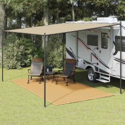 Tapis de tente sable 250x350 cm PEHD 