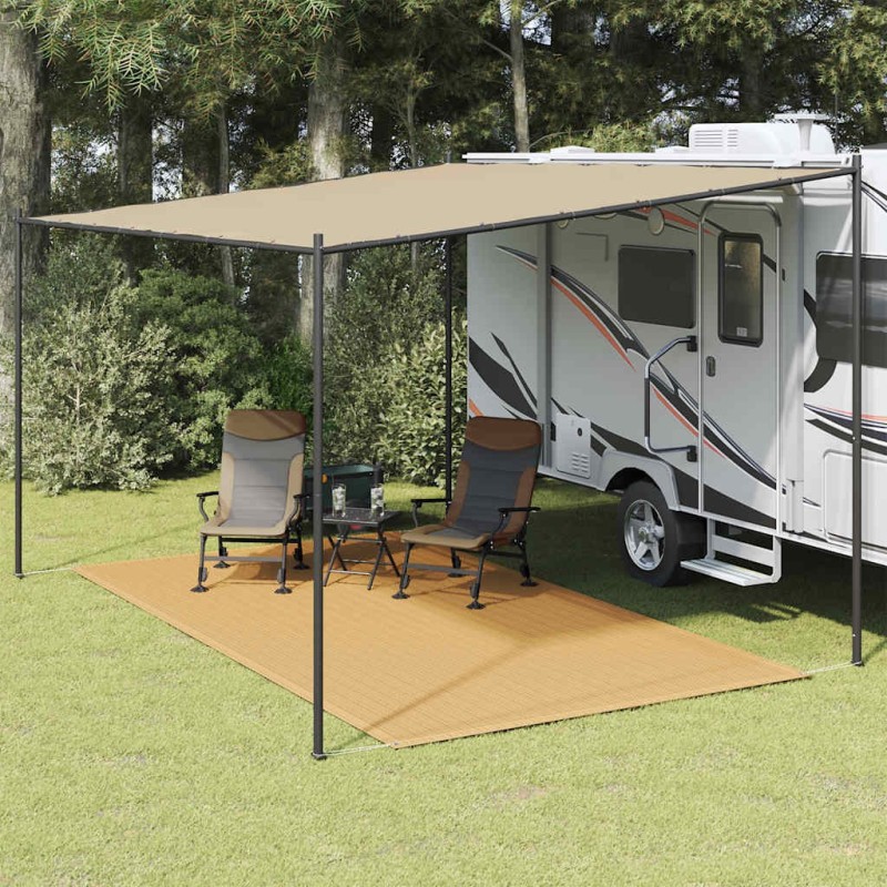 Tapis de tente sable 250x350 cm PEHD 