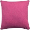 Housses de coussin 4 pcs Aspect de lin Rose 40x40 cm 