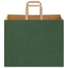 Sacs en papier 50 pcs avec poignées vert 32x22x24 cm 