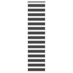 Store zèbre noir 55x230 cm largeur du tissu 50,9 cm polyester 