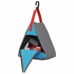 Sac de rangement Gris, Bleu, Rouge 24 x 16 x 24 cm Oxford 