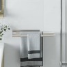 Porte-serviettes Argent 40 x 9 x 4 cm Acier inoxydable 