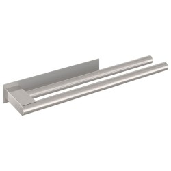 Porte-serviettes Argent 40 x 9 x 4 cm Acier inoxydable 