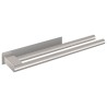 Porte-serviettes Argent 40 x 9 x 4 cm Acier inoxydable 