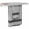 Porte-serviettes Argent 40 x 9 x 4 cm Acier inoxydable 