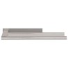 Porte-serviettes Argent 40 x 9 x 4 cm Acier inoxydable 