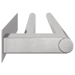Porte-serviettes Argent 40 x 9 x 4 cm Acier inoxydable 