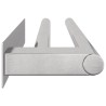 Porte-serviettes Argent 40 x 9 x 4 cm Acier inoxydable 