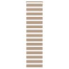 Store zèbre marron sable largeur du tissu 50,9 cm polyester 