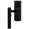 Applique Murale Extérieure Noire Acier Inoxydable IP44 