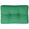 Coussin de palette vert 50x40x12 cm tissu 