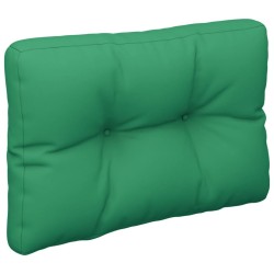 Coussin de palette vert 50x40x12 cm tissu 