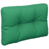 Coussin de palette vert 50x40x12 cm tissu 