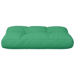 Coussin de palette vert 50x40x12 cm tissu 