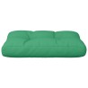 Coussin de palette vert 50x40x12 cm tissu 