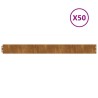 Bordures de pelouse 50 pcs 10x103 cm acier corten flexible 