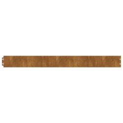 Bordures de pelouse 50 pcs 10x103 cm acier corten flexible 