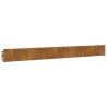 Bordures de pelouse 50 pcs 10x103 cm acier corten flexible 