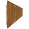 Bordures de pelouse 50 pcs 10x103 cm acier corten flexible 