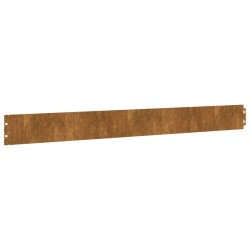 Bordures de pelouse 50 pcs 10x103 cm acier corten flexible 