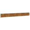Bordures de pelouse 50 pcs 10x103 cm acier corten flexible 