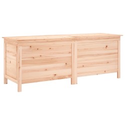 Boîte de rangement de jardin 150x50x56,5 cm bois massif sapin 