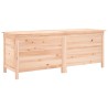 Boîte de rangement de jardin 150x50x56,5 cm bois massif sapin 