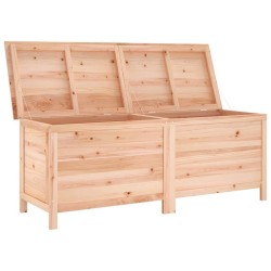 Boîte de rangement de jardin 150x50x56,5 cm bois massif sapin 