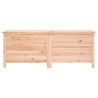Boîte de rangement de jardin 150x50x56,5 cm bois massif sapin 