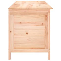Boîte de rangement de jardin 150x50x56,5 cm bois massif sapin 