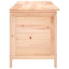 Boîte de rangement de jardin 150x50x56,5 cm bois massif sapin 