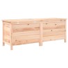 Boîte de rangement de jardin 150x50x56,5 cm bois massif sapin 