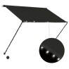 Auvent rétractable avec LED 150x150 cm Anthracite 