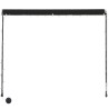 Auvent rétractable avec LED 150x150 cm Anthracite 