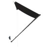 Auvent rétractable avec LED 150x150 cm Anthracite 