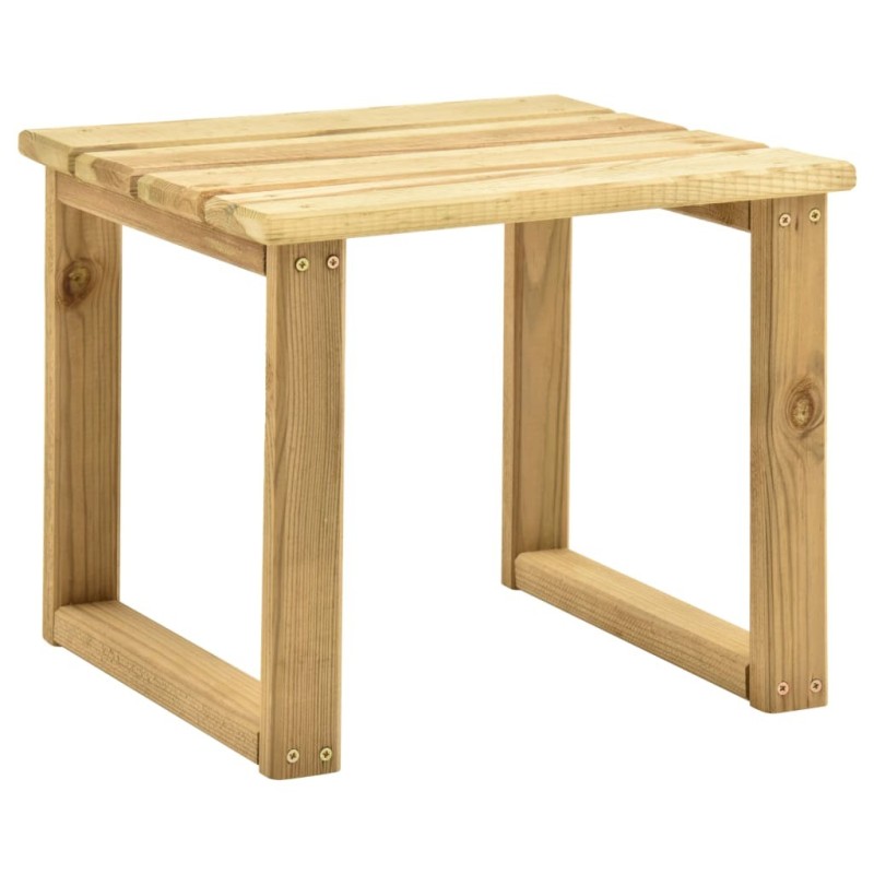 Table de transat 30x30x26 cm Bois de pin imprégné 