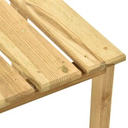 Table de transat 30x30x26 cm Bois de pin imprégné 